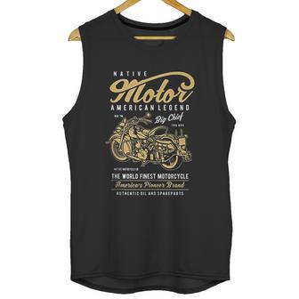 Retro Vintage American Motorcycle Indian For Old Biker Gifts Unisex Tank Top | Favorety CA