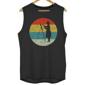 Retro Vintage Artist Unisex Tank Top | Favorety