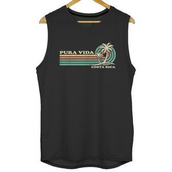 Retro Vintage Family Vacation Costa Rica Pura Vida Beach Unisex Tank Top | Favorety UK