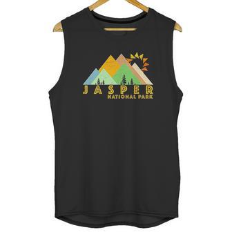 Retro Vintage Jasper National Park Unisex Tank Top | Favorety UK