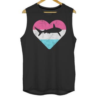 Retro Vintage Mako Shark Heart Gift Unisex Tank Top | Favorety AU