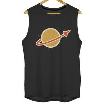 Retro Vintage Planet Space Shuttle Logo Unisex Tank Top | Favorety UK