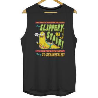 Rick &Ampamp Morty Slippery Stair Unisex Tank Top | Favorety DE