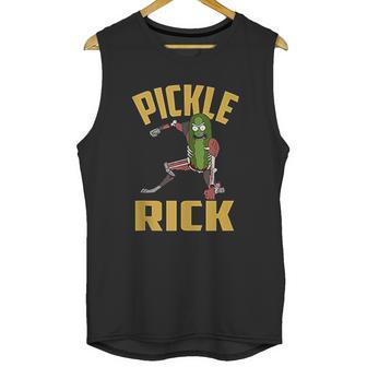 Rick And Morty Pickle Rick Ground Punch Unisex Tank Top | Favorety UK