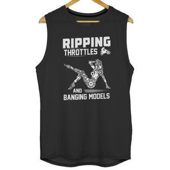 Ripping Throttles And Banging Models T-Shirt Unisex Tank Top | Favorety DE