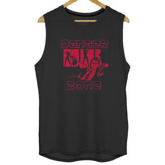 Ripple Junction Archer Danger Zone Archer With Gun Unisex Tank Top | Favorety