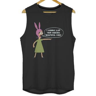 Ripple Junction Bobs Burgers I Wanna Slap Your Face Adult Unisex Tank Top | Favorety AU