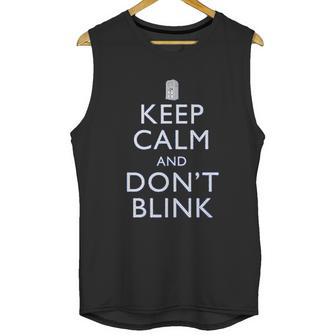 Ripple Junction Doctor Who Keep Calm And Dont Blink Unisex Tank Top | Favorety CA