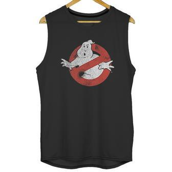 Ripple Junction Ghostbusters Distressed No Ghost No Type Unisex Tank Top | Favorety DE