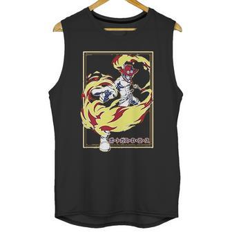 Ripple Junction One Piece Adult Ace With Fire Heavy Weight Unisex Tank Top | Favorety UK