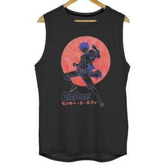 Ripple Junction One Piece Luffy D Monkey Pose Adult Unisex Tank Top | Favorety CA