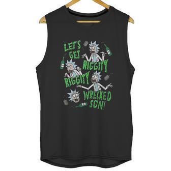 Ripple Junction Rick And Morty Riggity Riggity Wrecked Unisex Tank Top | Favorety UK