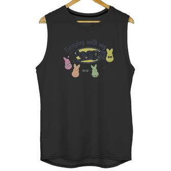 Rivebella Hanging With My Peeps Easter Little Unisex Tank Top | Favorety DE