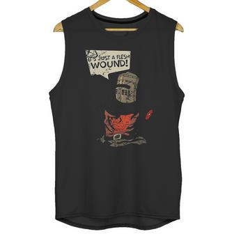 Rivebella New Graphic Its Just A Flesh Wound Unisex Tank Top | Favorety UK