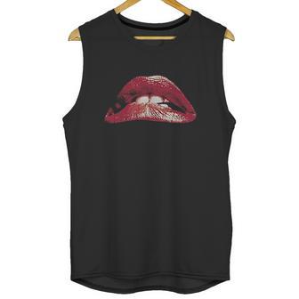 Rocky Horror Picture Show Cult Musical Film Iconic Red Lips Unisex Tank Top | Favorety CA