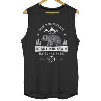 Rocky Mountain National Park Vintage Colorado Bear Retro Unisex Tank Top | Favorety