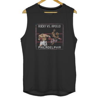 Rocky Vs Apollo Creed In Ring Painting Unisex Tank Top | Favorety UK