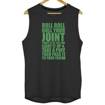 Roll Roll Roll Your Joint Funny Weed Tshirt Tshirts Mens Tshirt Unisex Tank Top | Favorety AU