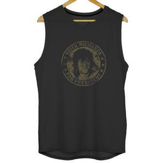 Rolling Stones Mens Keith For President Unisex Tank Top | Favorety CA