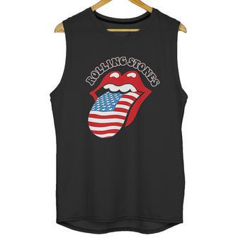 Rolling Stones Usa Tongue Unisex Tank Top | Favorety AU