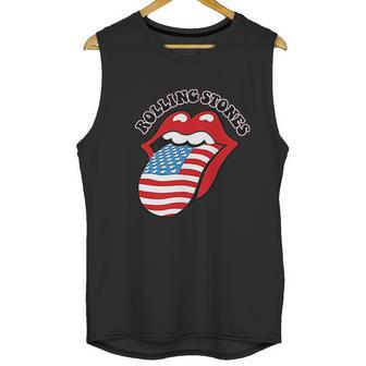 The Rolling Stones Usa Tongue Unisex Tank Top | Favorety DE