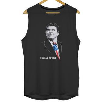 Ronald Reagan I Smell Hippies Shirt Unisex Tank Top | Favorety