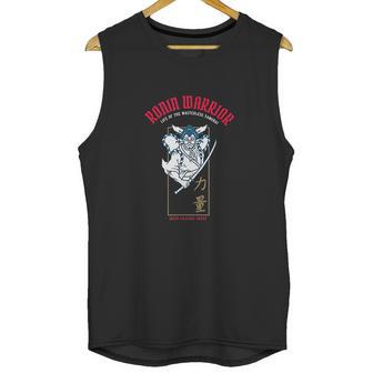 Ronin Warrior Masterless Samurai Kabuki And Kanji Fighter Unisex Tank Top | Favorety UK