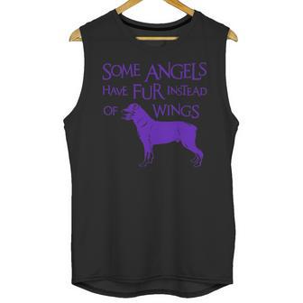 Rottweiler Angel Long Sleeve Unisex Tank Top | Favorety