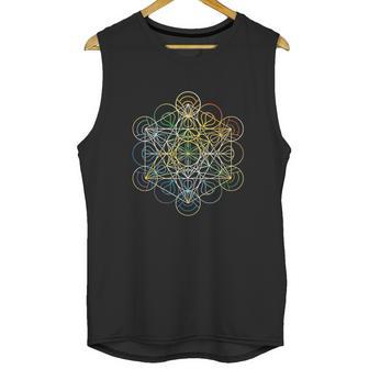 Sacred Geometry Chakra Colors Unisex Tank Top | Favorety AU