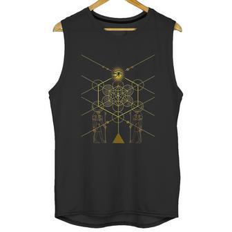 Sacred Geometry Science Egyptian Unisex Tank Top | Favorety CA