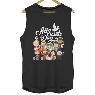 All Saints Day Kids Catholic St Francis Therese Joan Of Arc Graphic Design Printed Casual Daily Basic Unisex Tank Top | Favorety