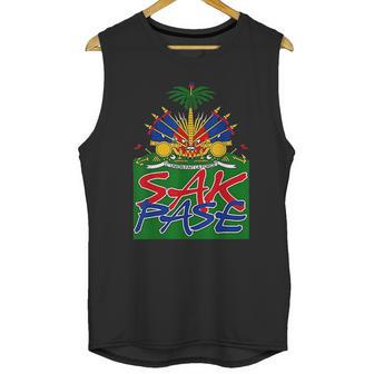 Sak Pase Cute Haitian Creole Pride Unisex Tank Top | Favorety