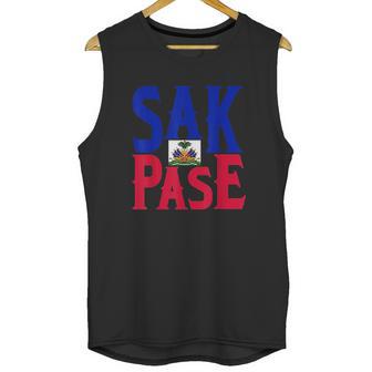 Sak Pase | Cute Haitian Creole Pride Unisex Tank Top | Favorety AU