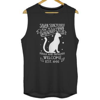 Salem Sanctuary For Wayward Black Cats 1692 Gift Idea Unisex Tank Top | Favorety UK