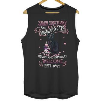 Salem Sanctuary For Wayward Cats Feral And Familiar Unisex Tank Top | Favorety AU