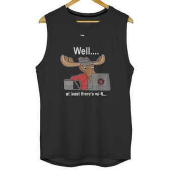 Sam Winchester Moose Wifi Geek Unisex Tank Top | Favorety CA