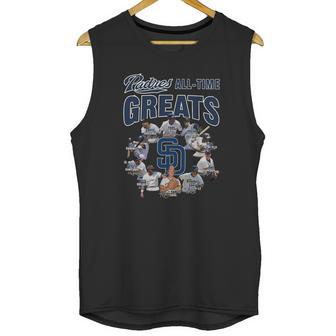 San Diego Padres All Time Greats Signatures Unisex Tank Top | Favorety