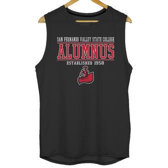 San Fernando Valley State College Alumnus Unisex Tank Top | Favorety DE