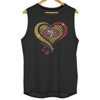 San Francisco 49Er Heart Diamond Shirt Unisex Tank Top | Favorety DE