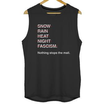 Save The Mail Usps Post Office Us Postal Service No Fascism Unisex Tank Top | Favorety UK