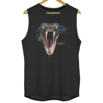 Scary Black Mamba Snake Halloween Unisex Tank Top | Favorety UK