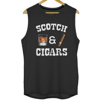 Scotch Drinker And Cigar Smoker Unisex Tank Top | Favorety CA