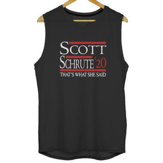 Scott Schrute 20 Thats What She Said Unisex Tank Top | Favorety CA