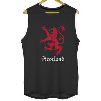 Scottish Lion Rampant Scotland Coat Arms Gift Emblem Unisex Tank Top | Favorety DE