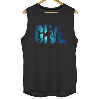 Scuba Diving Divers Shadow Deep Swim Unisex Tank Top | Favorety AU