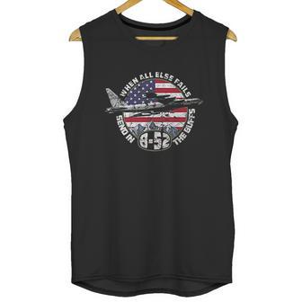 Send In The Buffs | B-52 Stratofortress Bomber Vintage Unisex Tank Top | Favorety AU