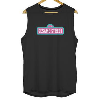 Sesame Street Pink Logo Unisex Tank Top | Favorety UK