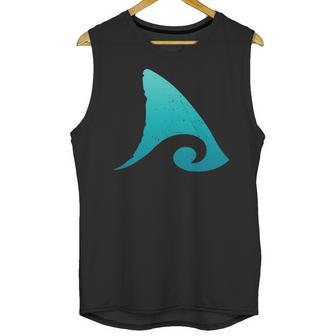 Shark Fin Ocean Wave Unisex Tank Top | Favorety UK