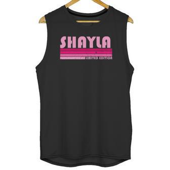 Shayla Name Personalized Retro Vintage 80S 90S Unisex Tank Top | Favorety