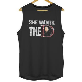 She Wants The Donnie Wahlberg Unisex Tank Top | Favorety